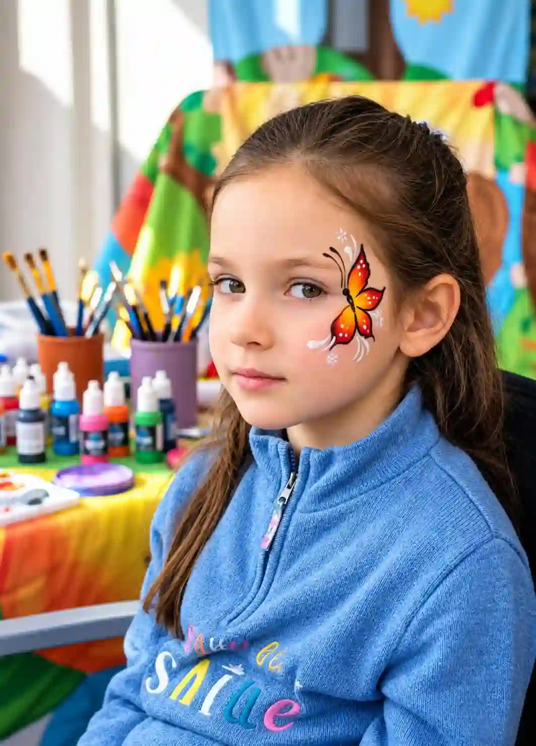 Face Painting Artist At Kids Birthday Party